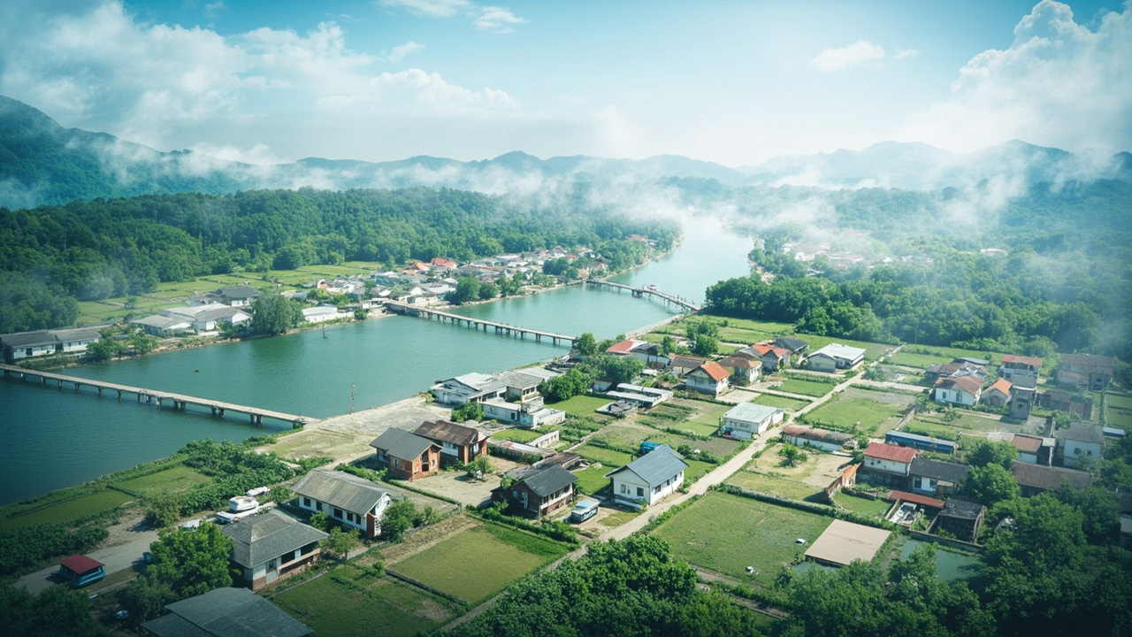 海南灾后重建现场